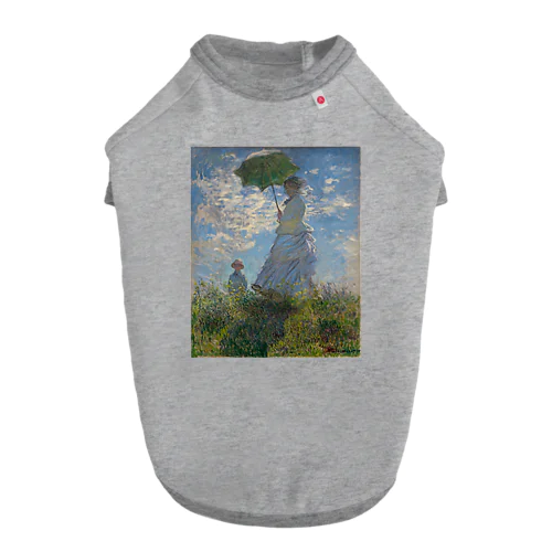 散歩、日傘をさす女性 / Woman with a Parasol - Madame Monet and Her Son ドッグTシャツ