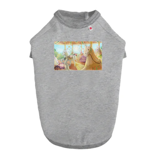 観覧車とメリーゴーランド Dog T-shirt