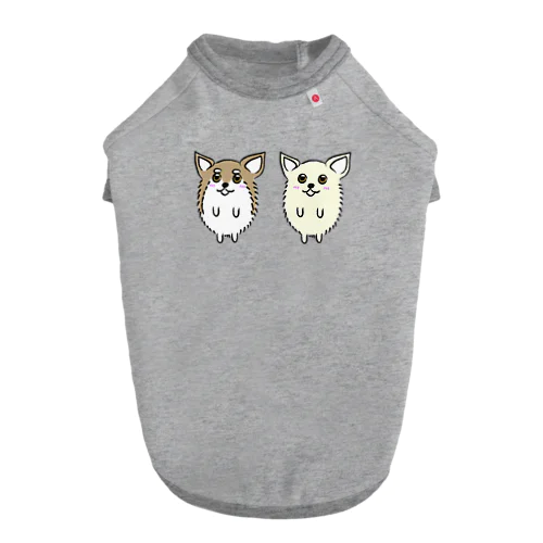 チワワのメロとミルクのグッズ Dog T-shirt