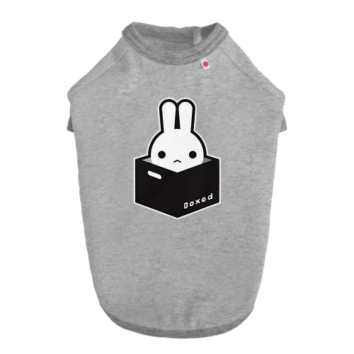 【Boxed * Rabbit】白Ver ドッグTシャツ