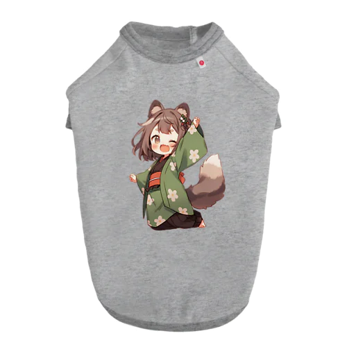 たぬっぺ (Tanuppe) ver.1　狸の神様、たぬき、タヌキ Dog T-shirt