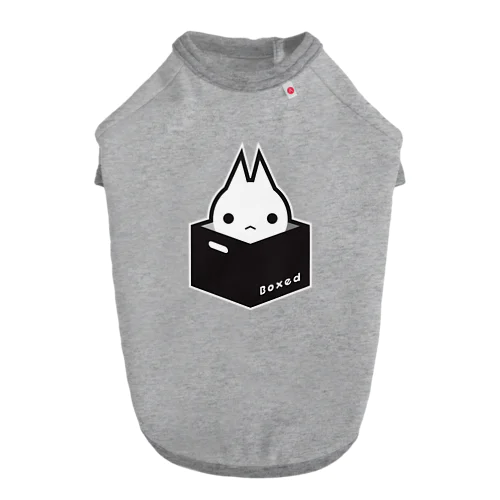 【Boxed * Cat】白Ver ドッグTシャツ