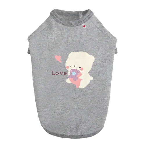 『 Love 』しろくまちゃん ドッグTシャツ