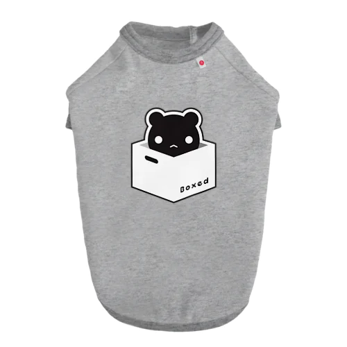 【Boxed * Bear】黒Ver ドッグTシャツ