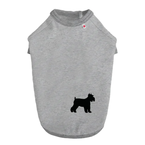 シュナウザーのシルエットシリーズ Dog T-shirt