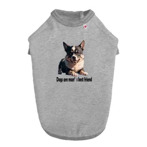 犬は人間にとって最高の友達 Dog T-shirt