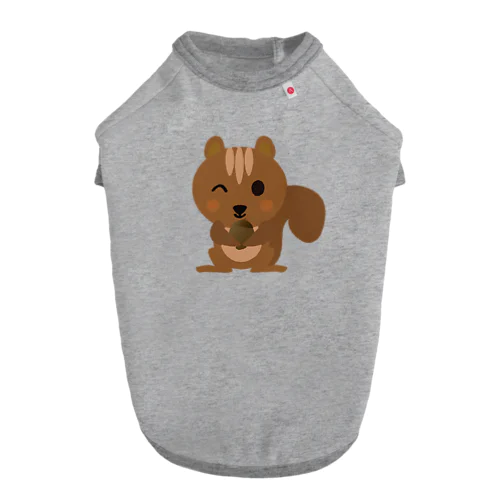 可愛いリスちゃん Dog T-shirt