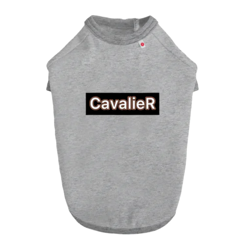 CavalieR ボックスロゴ (トライカラー) ドッグTシャツ