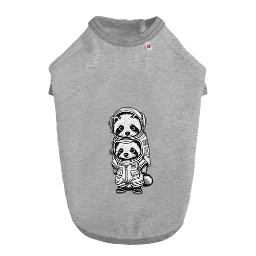 CT raccoon ドッグTシャツ
