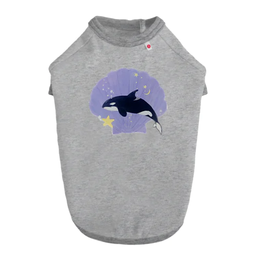 mid night shell orca Dog T-shirt