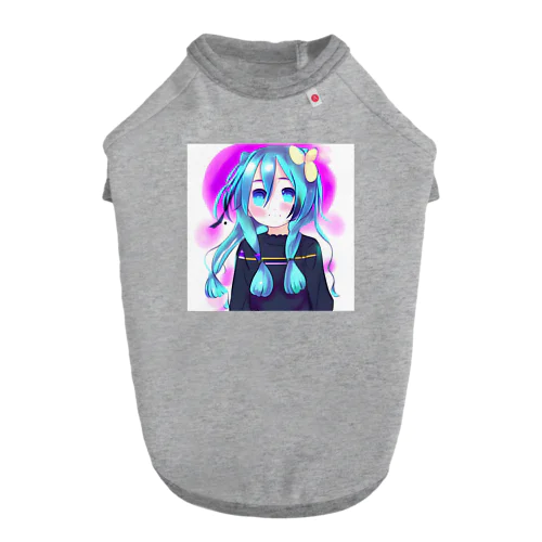 可愛いボーカロイド風の女の子 Dog T-shirt