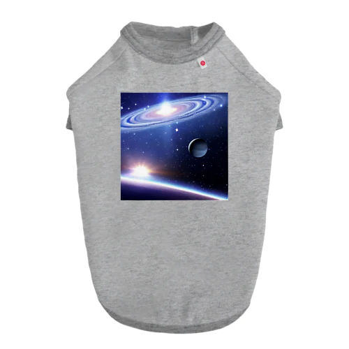 宇宙銀河 Dog T-shirt