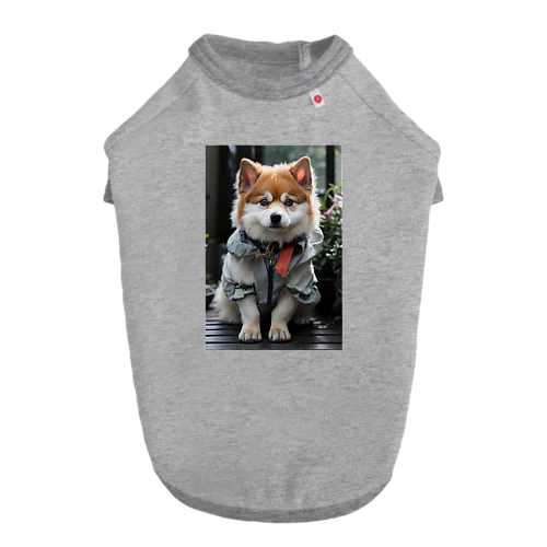 おしゃれな犬 Dog T-shirt