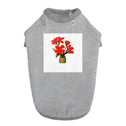 flower ドッグTシャツ