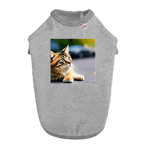 可愛い猫のグッズ ドッグTシャツ