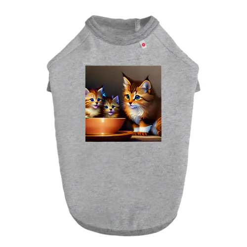 子猫の日常 ドッグTシャツ