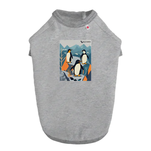 【BLUE NORTH】ペンギンデザイン ドッグTシャツ