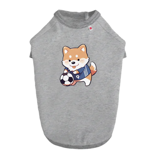 サッカー犬 ドッグTシャツ