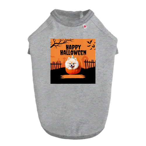 ハロウィンを楽しむ犬 ドッグTシャツ