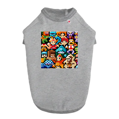 ピクセルキャラクター ドッグTシャツ