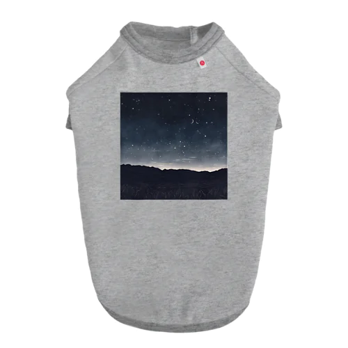 夜空🌌 ドッグTシャツ