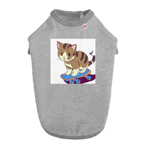 スケボー猫ちゃん Dog T-shirt