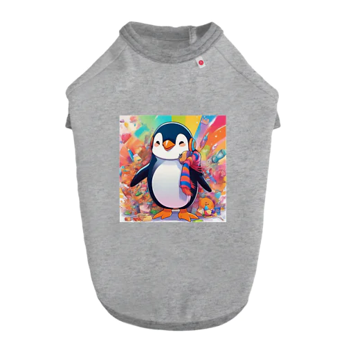 笑顔のペンギン Dog T-shirt