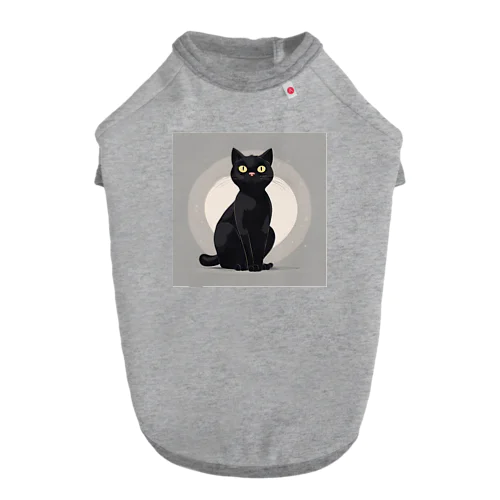 黒猫 Dog T-shirt