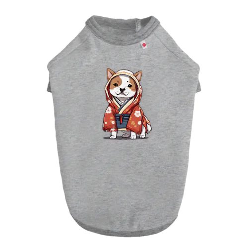 和装わんちゃん Dog T-shirt