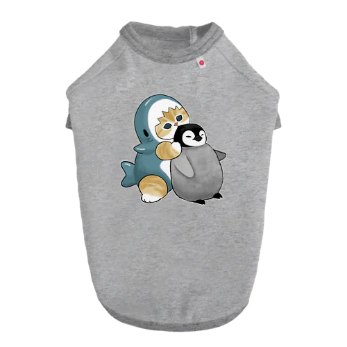 サメにゃんペンギン吸い ドッグTシャツ