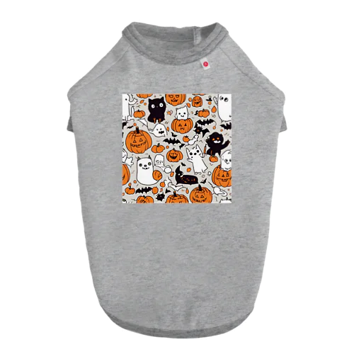 ハロウィン　猫　かぼちゃ Dog T-shirt