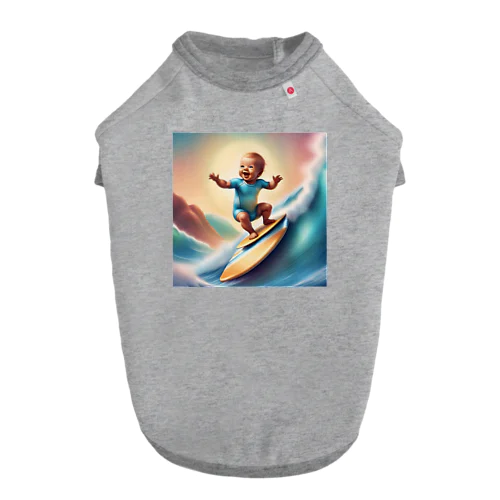 Baby surf Dog T-shirt