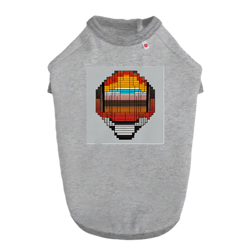 ドット絵の法螺貝 ドッグTシャツ