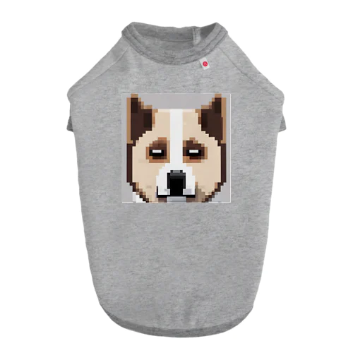 ピクセルアートのかわいい秋田犬 Dog T-shirt