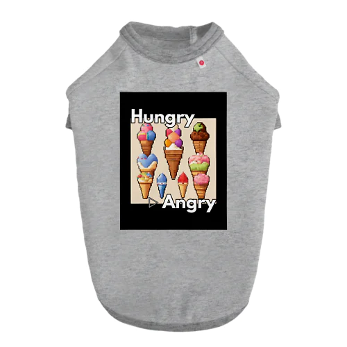 【アイスクリーム】hAngry ドッグTシャツ