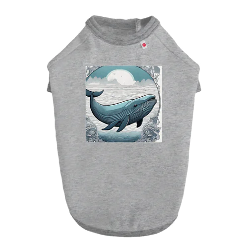 whale in the sea ドッグTシャツ