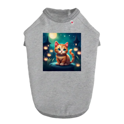 可愛い猫のイラスト Dog T-shirt