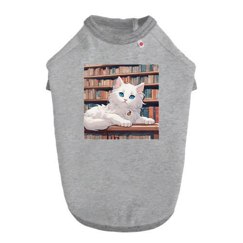 図書室の番猫03 ドッグTシャツ