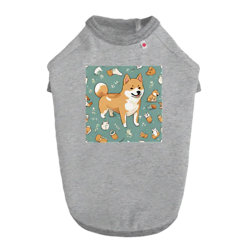 かわいい柴犬グッズ ドッグTシャツ