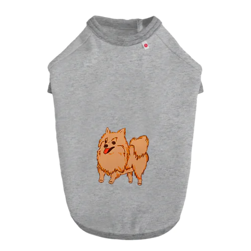 イヌドッグ　ポメラニアン(オレンジ) Dog T-shirt