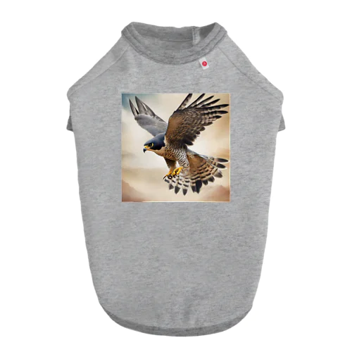 カラカラ (Peregrine Falcon) ドッグTシャツ