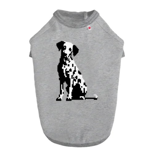 ピクセルアートダルメシアン　1 Dog T-shirt
