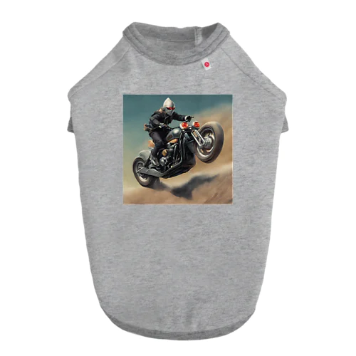 仮面のバイク乗り Dog T-shirt