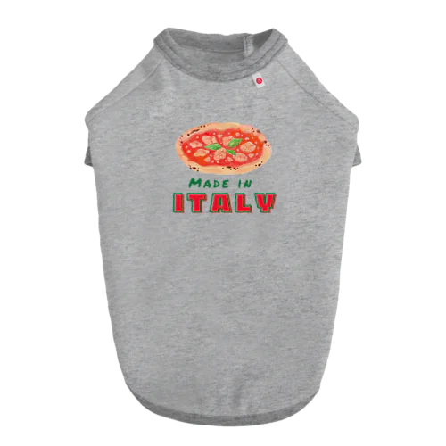 イタリアピザ ドッグTシャツ