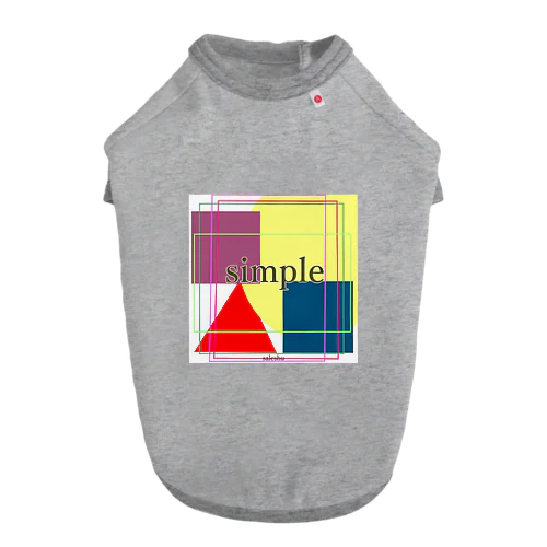 simple6 ドッグTシャツ