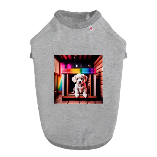 COLORFUL-SAUNAのアウフ Dog T-shirt