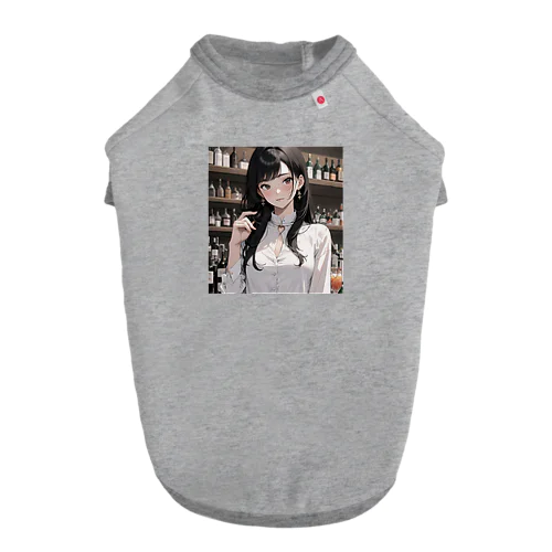 女性バーテンダー Dog T-shirt