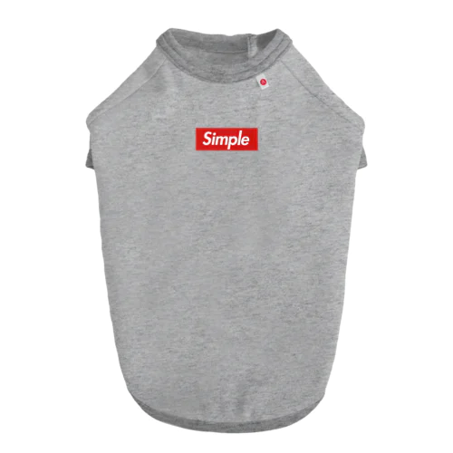 シンプル　SIMPLE ドッグTシャツ