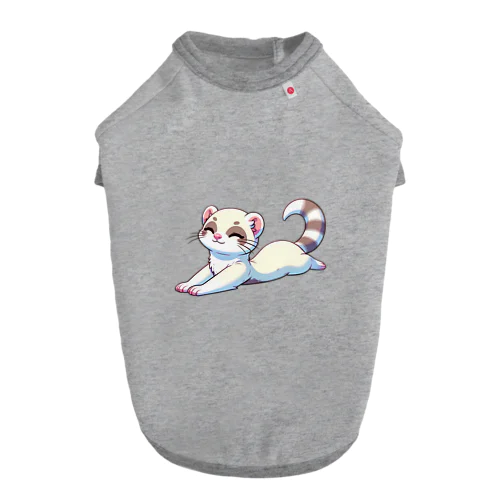 のんびりフェレットちゃん🐾 ドッグTシャツ