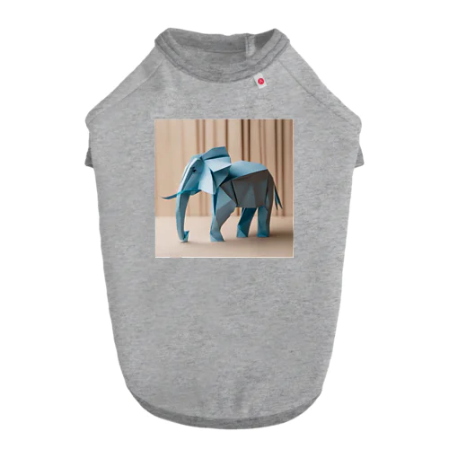 象（折り紙風アート） Dog T-shirt